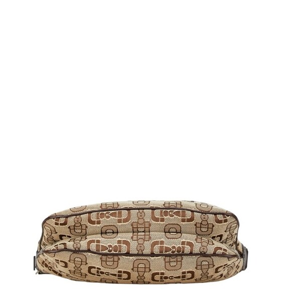 GUCCI Brown Leather Horsebit Shoulder Bag - Picture 4 of 10